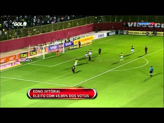 Gol de Edno, do Vitória, é eleito o mais bonito da rodada do Brasileirão