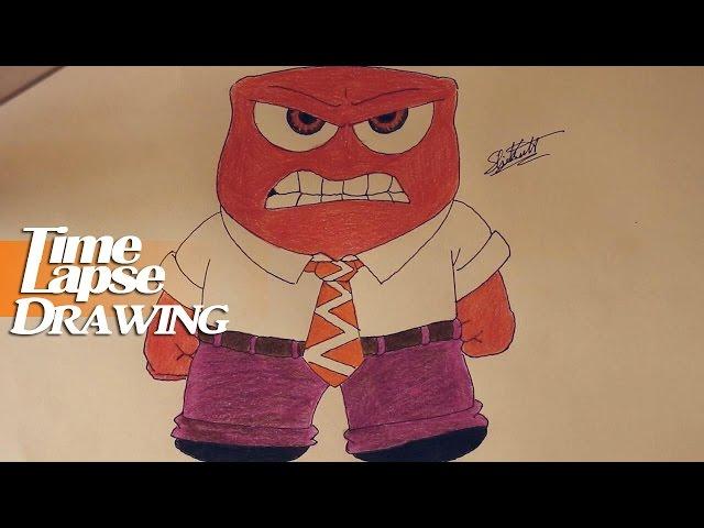 Speed Drawing - Anger (Inside Out) | ShidoLionheart