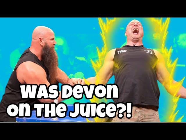 Devon Larratt vs Michael Todd - Devon REVEALS if he was taking Testosterone *MIC SLIP while Live?*