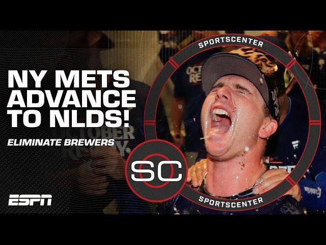 METS ADVANCE TO THE NLDS  Pete Alonso's 3-run go-ahead ELIMINATES THE BREWERS  | SportsCenter