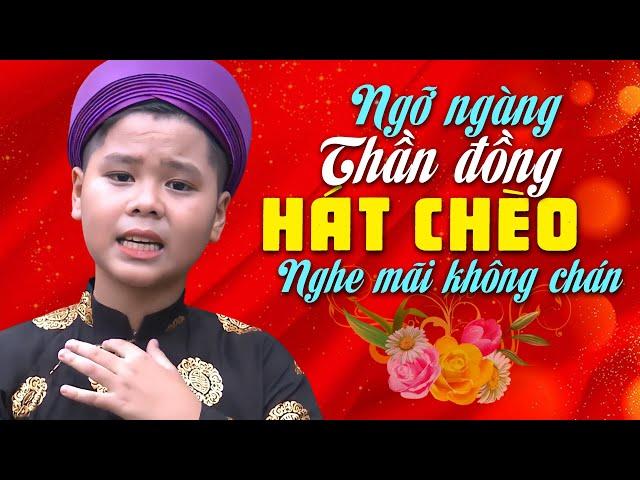 THẦN ĐỒNG HÁT CHÈO THÁI BÌNH - BÉ 11 TUỔI HÁT CHÈO HAY CHẤN ĐỘNG, Mầm Non làng chèo QUÁ ĐỈNH