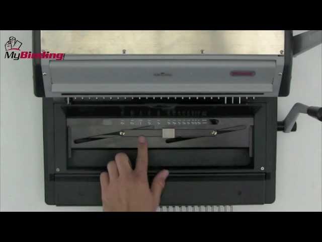 Tamerica Versabind-E Modular Electric Binding Machine Demo