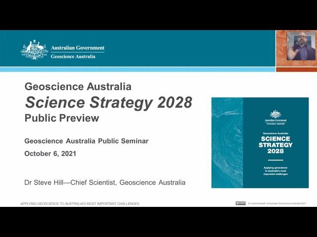 Preview of Geoscience Australia's Science Strategy 2028