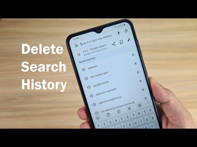 How to Delete Search History