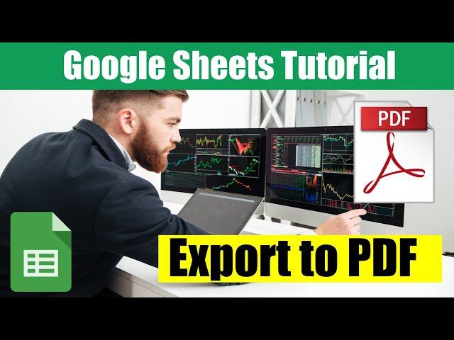 Export to PDF with Google Sheets (4 Different Ways to Share a Google Sheets PDF)