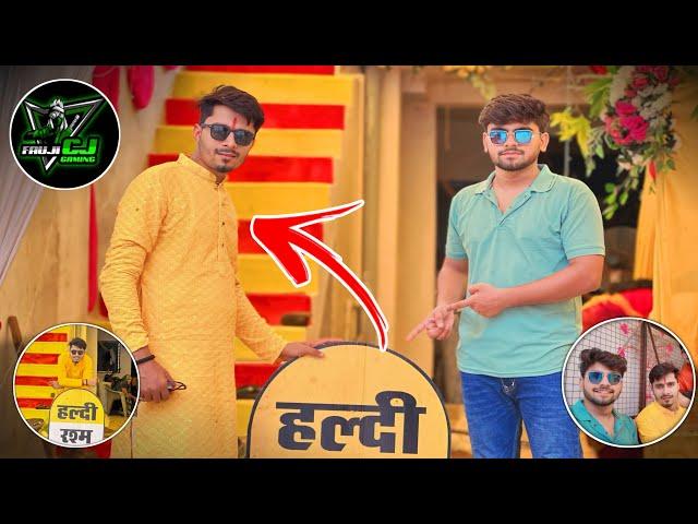 हल्दी Ceremony @FaujicjGaming1 Wedding  || Vlog-2 || Meerut To Jabalpur Travel With Train 