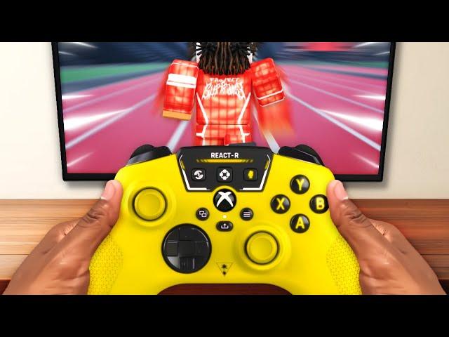 I Tried A MODDED CONTROLLER To Be FASTER In Roblox Track And Field
