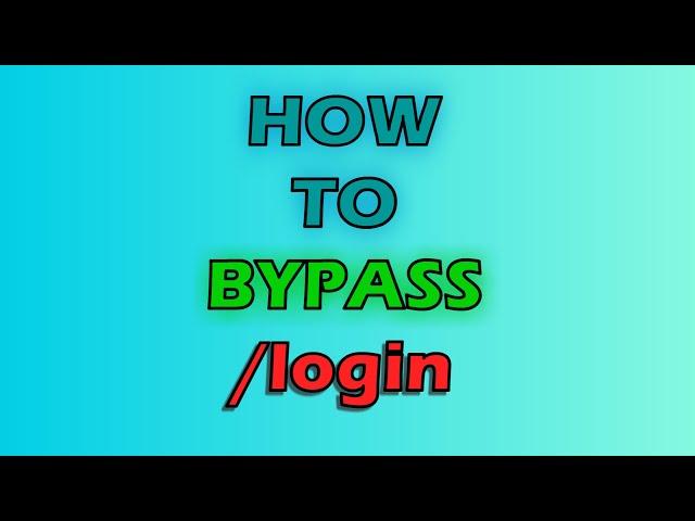 Minecraft Tutorial | How to Bypass the /login screen in minecraft servers