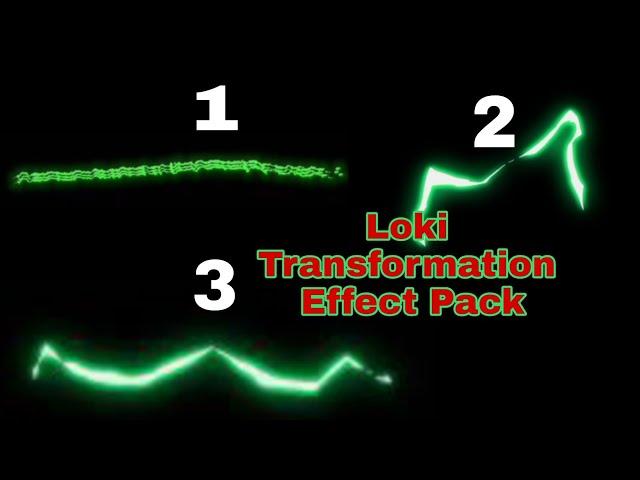 Loki Transformation Effect Black Screen Pack by Vfx Masterminds|#loki #effect #lokigreenscreen