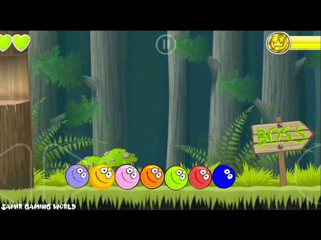 Red Ball 4 Colour Balls Vs Forest Boss  Level 14 and Level 15