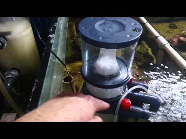 How to set an Aqua One protein skimmer