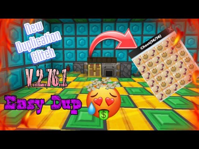 New Duplication Glitch 2.76.1 SkyBlock Blockman go || latest glitch in Skyblock