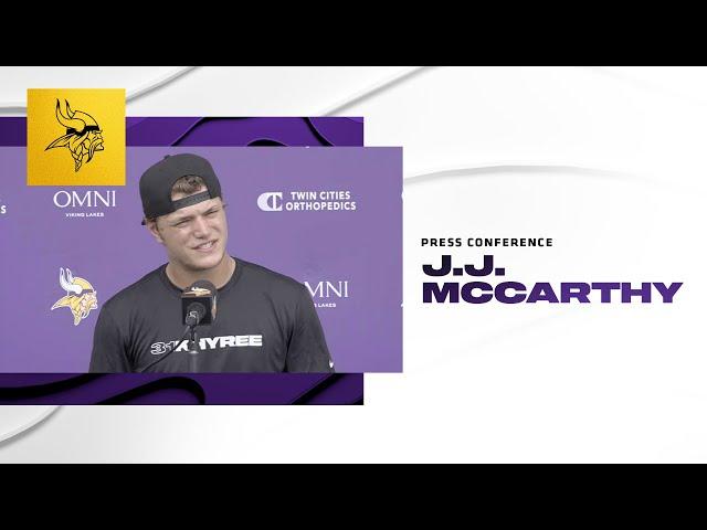 J.J. McCarthy on His Goals for 2024 Season, Biggest Adjustments So Far & Not Being Afraid of Failure