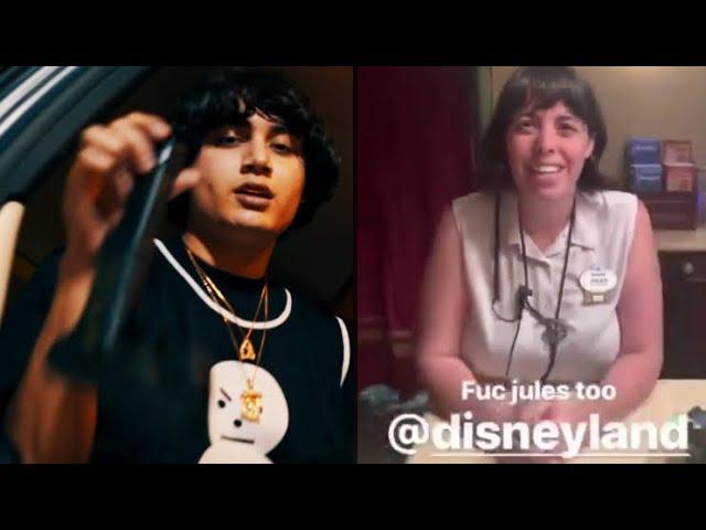 Shoreline Mafia rapper, OhGeesy, disrespects Disneyland employee and gets kicked out lol