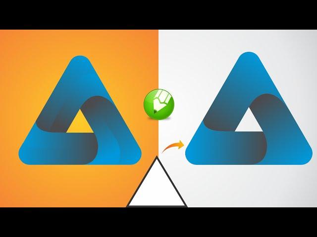 How to Make Triangle Logo Design in CorelDRAW | Learn CorelDRAW with kashif graphic tutorial