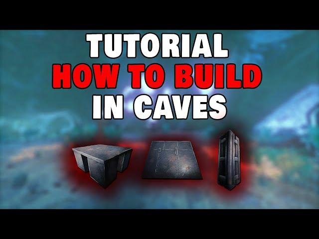 Tutorial - How To Build In Caves With Foundation Snapping - Ark Survival