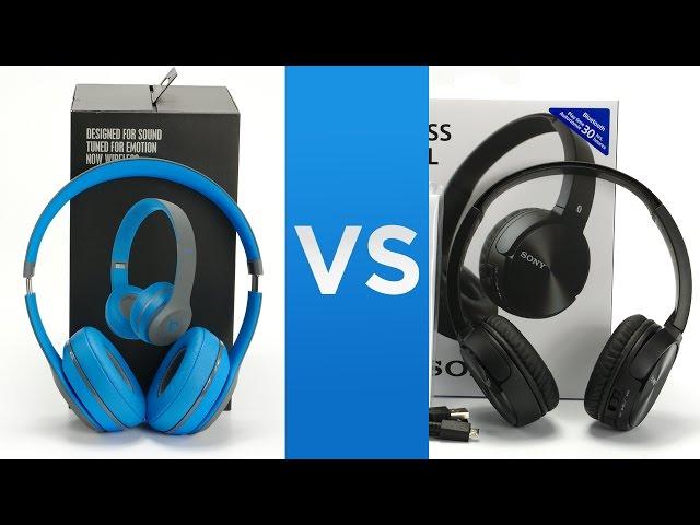 Sony MDR-ZX330BT VS Beats Solo 2 wireless (active collection) - Vergleich