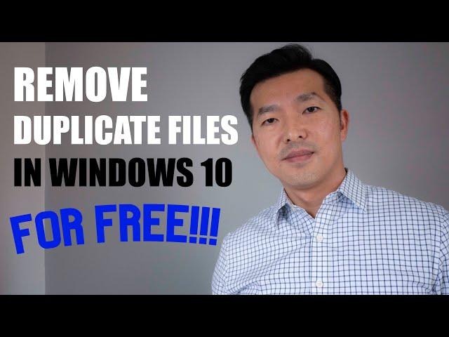 Find and remove duplicate files in windows 10 without installing software