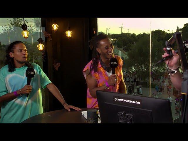 Sunnery James & Ryan Marciano at the One World Radio studio | Tomorrowland Belgium 2024