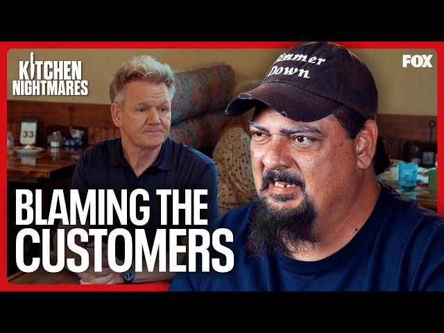 Chef Blames Gordon Ramsay For His Food Tasting Bad | Kitchen Nightmares