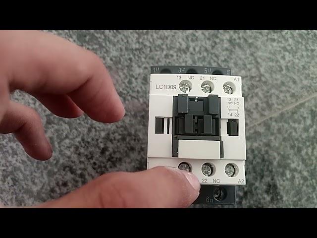 Magnetic contactor LC1D09  overview and use