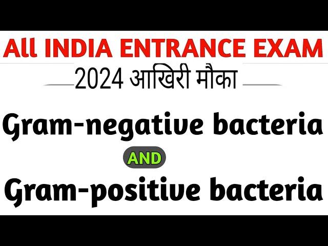 Difference between gram positive and gram negative bacteria |gram positive vs gram negative bacteria