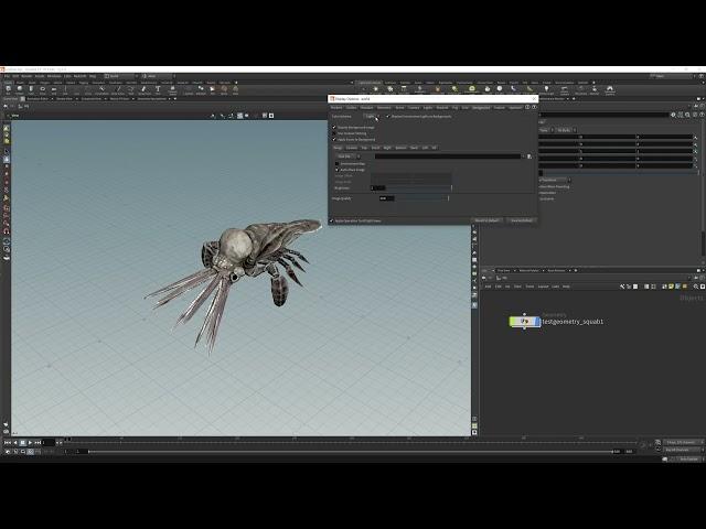 •— Houdini — How to change a viewport background to dark