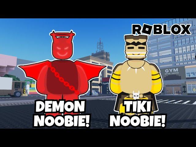 How to Find Demon Noobie and Tiki Noobie in Find The Noobies Morphs  - Roblox