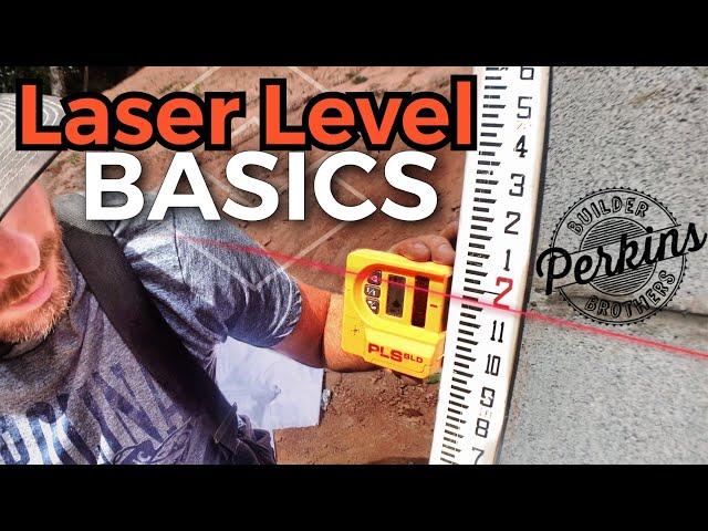 Laser Level Basics | How To use a laser level