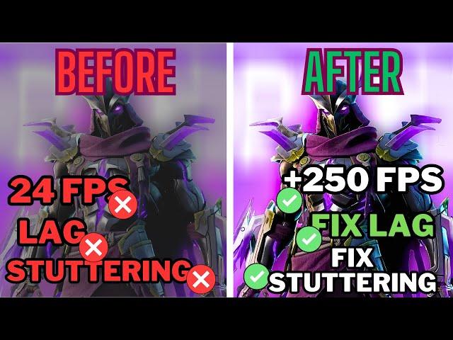 How to BOOST FPS and FIX LAG in Fortnite NEW UPDATE! (Best Settings 2024)