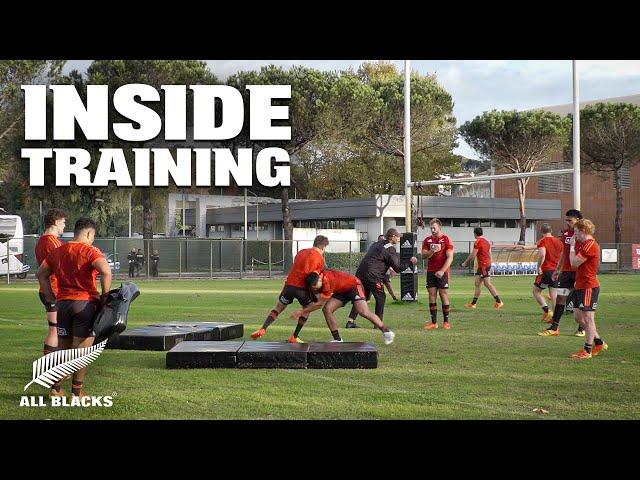 EXCLUSIVE: Inside All Blacks Training (Rome)