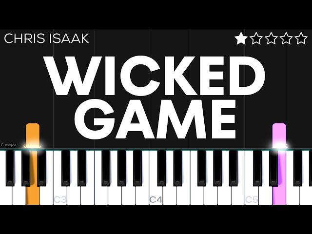 Chris Isaak - Wicked Game | EASY Piano Tutorial