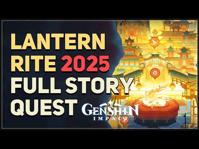 Lantern Rite 2025 Full Story Quest Genshin Impact Springtime Charms