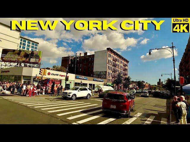 Driving New York City: Kingsbridge to Washington Heights 4K