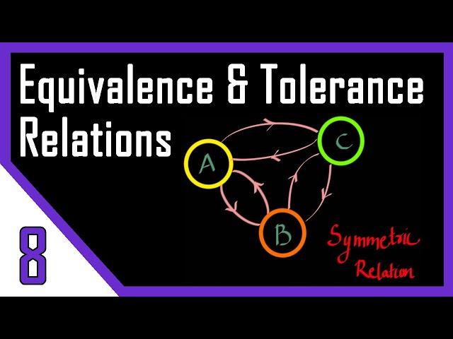 Equivalence & Tolerance Relations | Fuzzy Logic