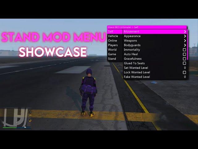 STAND MOD MENU FOR GTA 5 ONLINE - SHOWCASE (2024)