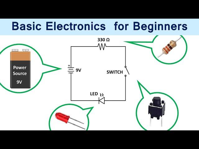 Basic Electronics for Beginners in 15 Steps