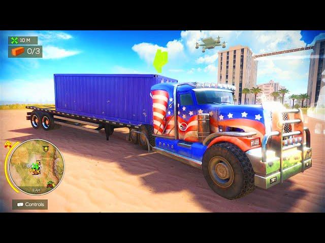 Maximus Transporting Big Container On Trailer | Off The Road Unleashed Nintendo Switch Gameplay HD