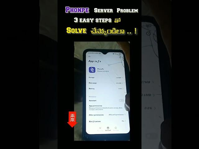 How to Solve Phonepe technical problem telugu||Phonpe server problem telugu #phonepe #phonepeissue