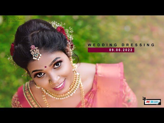 Jaffna Wedding Dressing Video 2022  |  Gowtham ️ Jeni | JK Dreams Studio