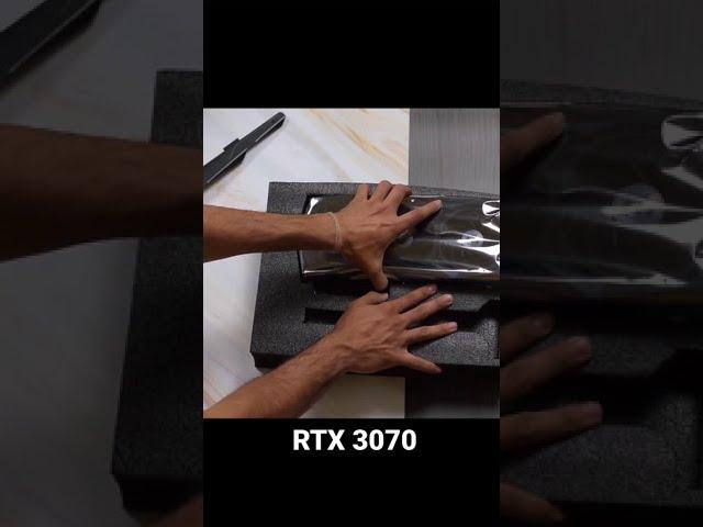 Nvidia RTX 3070 Unboxing #shorts