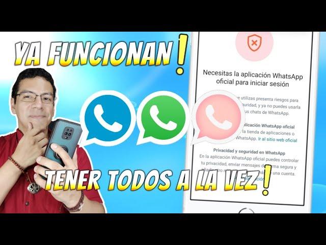 Como SOLUCIONAR ERROR de Whatsapp Plus y Whatsapp Estilo Iphone  Necesitas la aplicación oficial 