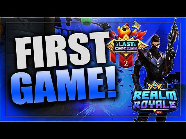 Realm Royale First Ever Gameplay-Realm Royale PS4 BETA Full Gameplay