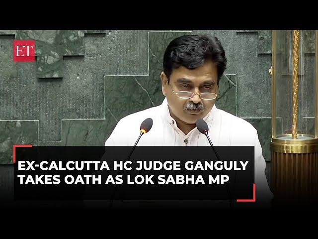 Bengal HC Judge-turned-politician, Abhijeet Ganguly takes oath as Lok Sabha MP