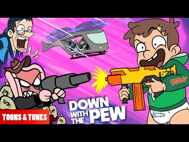 Down with the Pew!  Animated Music Video based off FGTeeV Book (feat. FUNnel Vision)