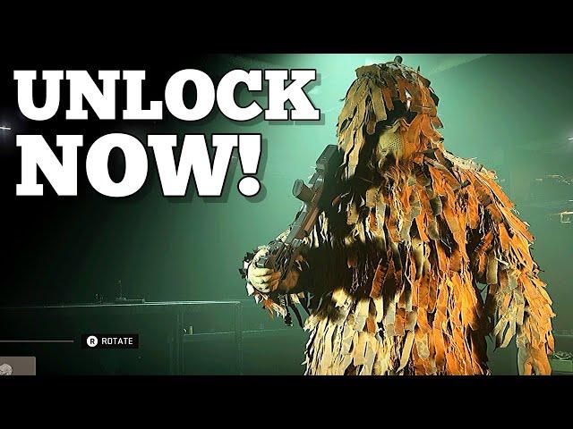 UNLOCK the RAREST SKIN NOW! ( Sasquatch Jack Links Ghillie Skin Modern Warfare 2 )