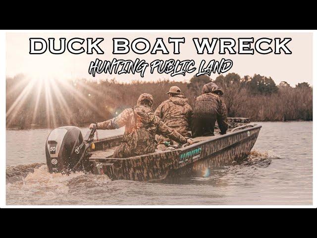 This Was Really Scary!! // Public Land Duck Boat Wreck // Ep.5