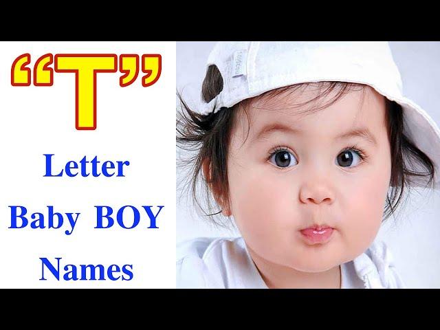 T letter Baby Boy Names Hindu | Latest Baby Boy Names starting with T letter | @Baby names channel