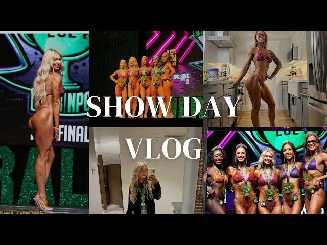 SHOW DAY VLOG// EMERALD CUP 2024 // 1st NPC Bikini Competition