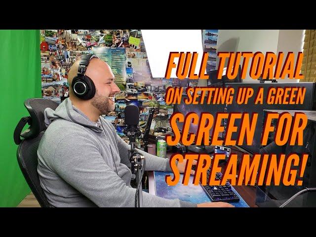 How To Setup a Green Screen For Streaming: Setup, Lighting, and Best OBS Settings